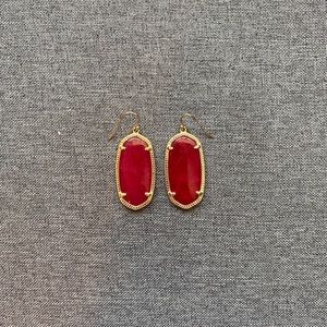Kendra Scott Mini Elle Gold Drop Earrings